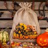 Halloween Burlap Bag (No.1) 40 x 55 cm - natural Jute Bags