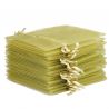 Organza bags 15 x 20 cm - olive green Clothing and underwear
