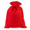 Jute bag 30 x 40 cm - red Red bags