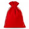 Velvet pouch 30 x 40 cm - red Velour bags