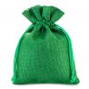 Burlap bags 18 x 24 cm - green Green bags