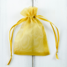 Organza bags 11 x 14 cm - yellow Small bags 11x14 cm