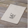 Bag like linen with printing 30 x 40 cm - for onion (PL) Bags with quick and easy closure