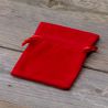 Velvet pouches 13 x 18 cm - red The wedding ceremony and reception