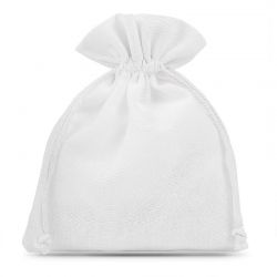 Cotton pouches 15 x 20 cm - white White bags