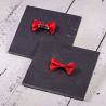 Fabric bows, sized 4 x 2 cm - red All products