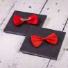 Fabric bows, sized 7 x 3 cm - red All products