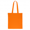 Cotton grocery tote bag 38 x 42 cm with long handles - orange Orange bags