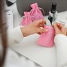 Velvet pouches 10 x 13 cm - light pink Baby Shower