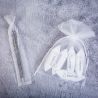 Organza bags 3,5 x 19 cm - white Shopping and kitchen storage solutions