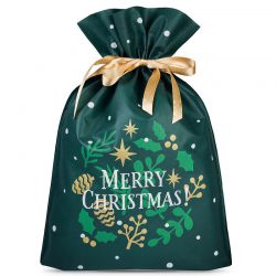 Nonwoven bags sized 40 x 56 cm, with Christmas-themed print Christmas bag