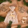 Wooden hangers - Christmas Gift wrapping