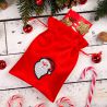 Satin bags 13 x 18 cm - Christmas - Santa Claus Satin bags