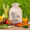 Bag like linen with printing 30 x 40 cm - for vegetables (EN) Zero waste