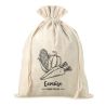 Bag like linen with printing 30 x 40 cm - for vegetables (DE) Shopping and kitchen storage solutions