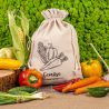 Bag like linen with printing 30 x 40 cm - for vegetables (DE) Zero waste
