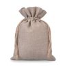 Natural pure linen bag 30 x 40 cm Pouches with quick and easy closure