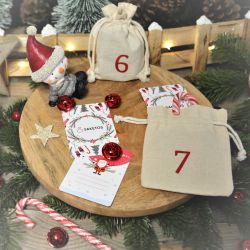 Task cards for an Advent calendar (PL) Accessories and decorations