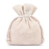 Cotton pouches 6 x 8 cm - natural Small bags 6x8 cm