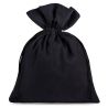 Cotton bags 26 x 35 cm - black Black bags