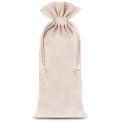 Cotton pouches 13 x 27 cm - natural Medium bags 13x27 cm