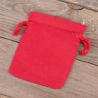Cotton pouches 9 x 12 cm - red Women's Day