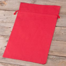 Cotton bags 26 x 35 cm - red Red bags