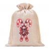 Jute bag 30 x 40 cm - Christmas Burlap bags / Jute bags
