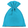 Cotton pouches 13 x 18 cm - turquoise Medium bags 13x18 cm