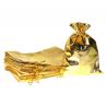 Metallic bags 18 x 24 cm - gold Medium bags