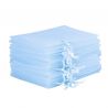 Organza bags 8 x 10 cm - light blue Occasional bags