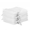 Organza bags 8 x 10 cm - white Shopping and kitchen storage solutions