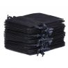 Organza bags 7 x 9 cm - black Halloween