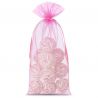 Organza bags 13 x 27 cm - pink Medium bags 13x27 cm