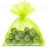 Organza bags 6 x 8 cm - neon green Small bags 6x8 cm