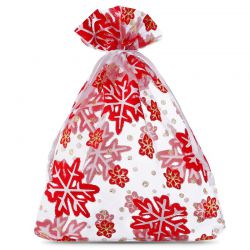 Organza bags 15 x 20 cm - Christmas / 1 Christmas bag