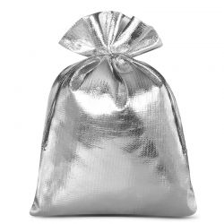 Metallic bags 12 x 15 cm - silver Metallic bag