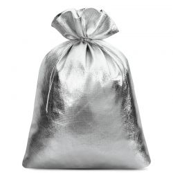 Metallic bags 18 x 24 cm - silver Metallic bag