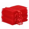 Organza bags 22x30 cm - red Red bags