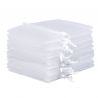 Organza bags 26 x 35 cm - white Large bags 26x35 cm