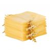 Organza bags 30 x 40 cm - gold Bags with quick and easy closure
