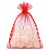 Organza bags 30 x 40 cm - red Fruit bags