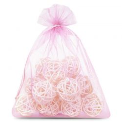 Organza bags 26 x 35 cm - pink Grape protection