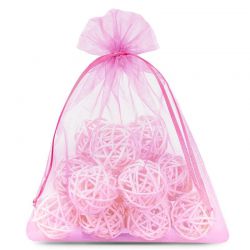 Organza bags 22 x 30 cm - pink Pink bags