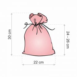 Organza bags 22 x 30 cm - Christmas / 2 Industries & Packaging for...