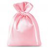 Satin bags 8 x 10 cm - light pink Pink bags