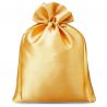 Satin bags 12 x 15 cm - gold Gold bags