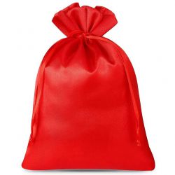 Satin bags 15 x 20 cm - red Satin bags