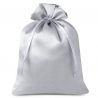 Satin bags 12 x 15 cm - silver Satin bags