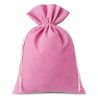 Velvet pouches 26 x 35 cm - light pink Velour bags